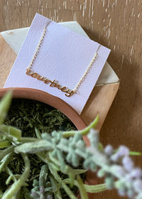 Custom Lowercase Dainty Script Name Necklace- Water Resistant-Custom Lowercase Dainty Script Name Necklace-Cali Moon Boutique, Plainville Connecticut