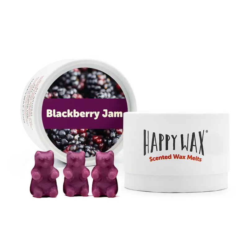 Happy Wax Blackberry Jam 3.6 oz Eco Tin Wax Melts-Happy Wax Blackberry Jam 3.6 oz Eco Tin Wax Melts-Cali Moon Boutique, Plainville Connecticut