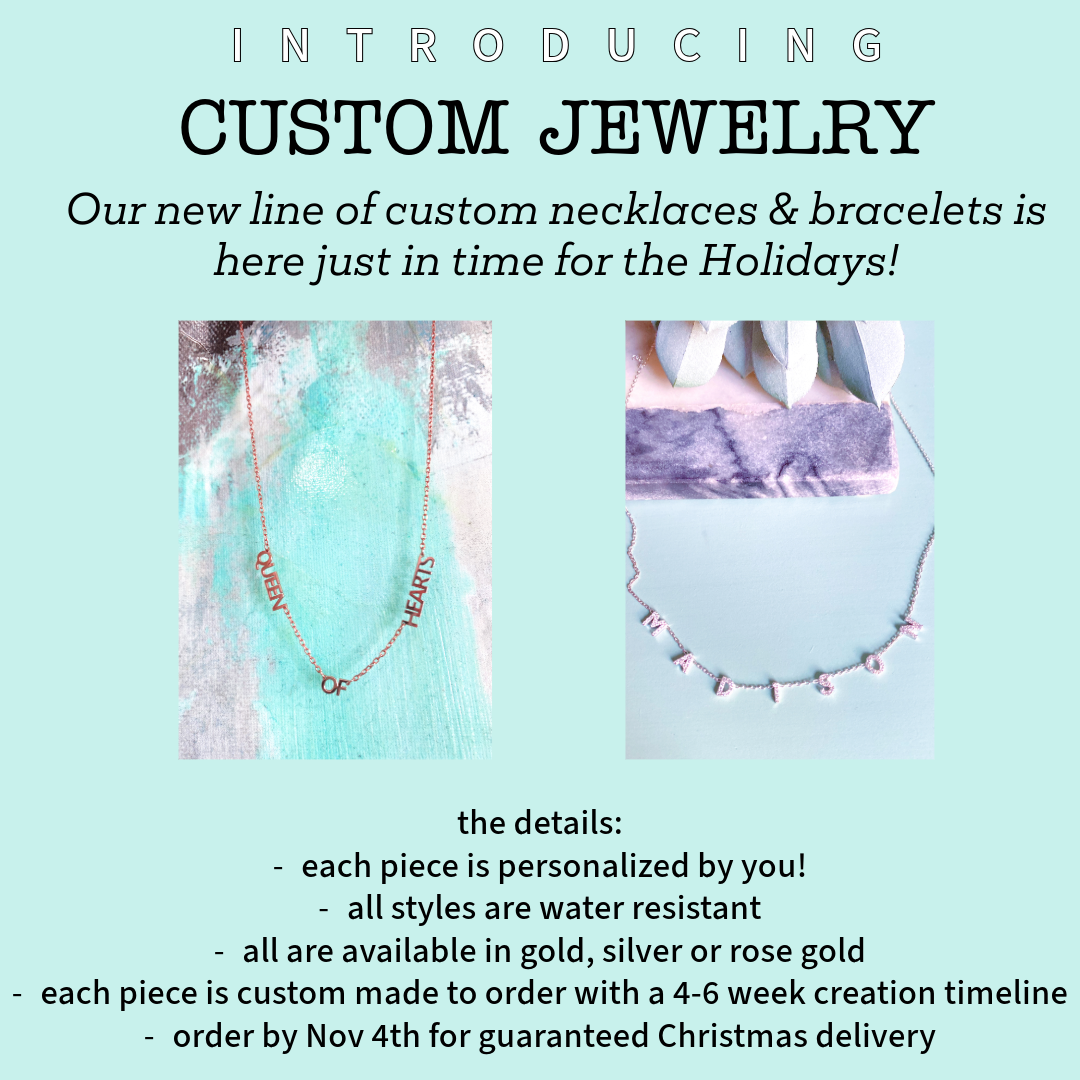 CUSTOM JEWELRY-Cali Moon Boutique, Plainville Connecticut