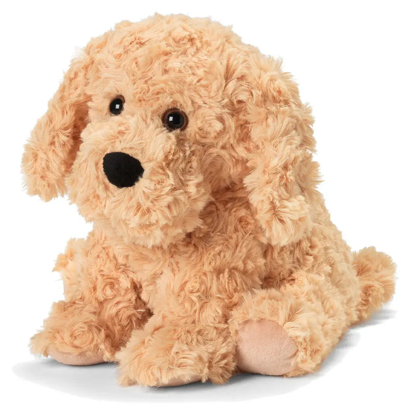Golden Dog Warmies-13" Full Size-Warmies® are the world’s best fully heatable soft toys and gifts. Warmies are filled with all-natural flaxseed and real dried French lavender. Warmies are great stress & anxiety relievers, calming sleep aids, and are naturally weighted to provide a relaxing sensory experience.-Cali Moon Boutique, Plainville Connecticut
