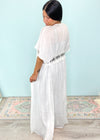 'La La Land' White Lace & Crochet Duster-This white duster with lace and crochet detailing is giving all the boho vibes! Wear this beautiful duster over your favorite Summer outfit for an instant outfit elevation or wear over your bathing suit for a chic look.-Cali Moon Boutique, Plainville Connecticut