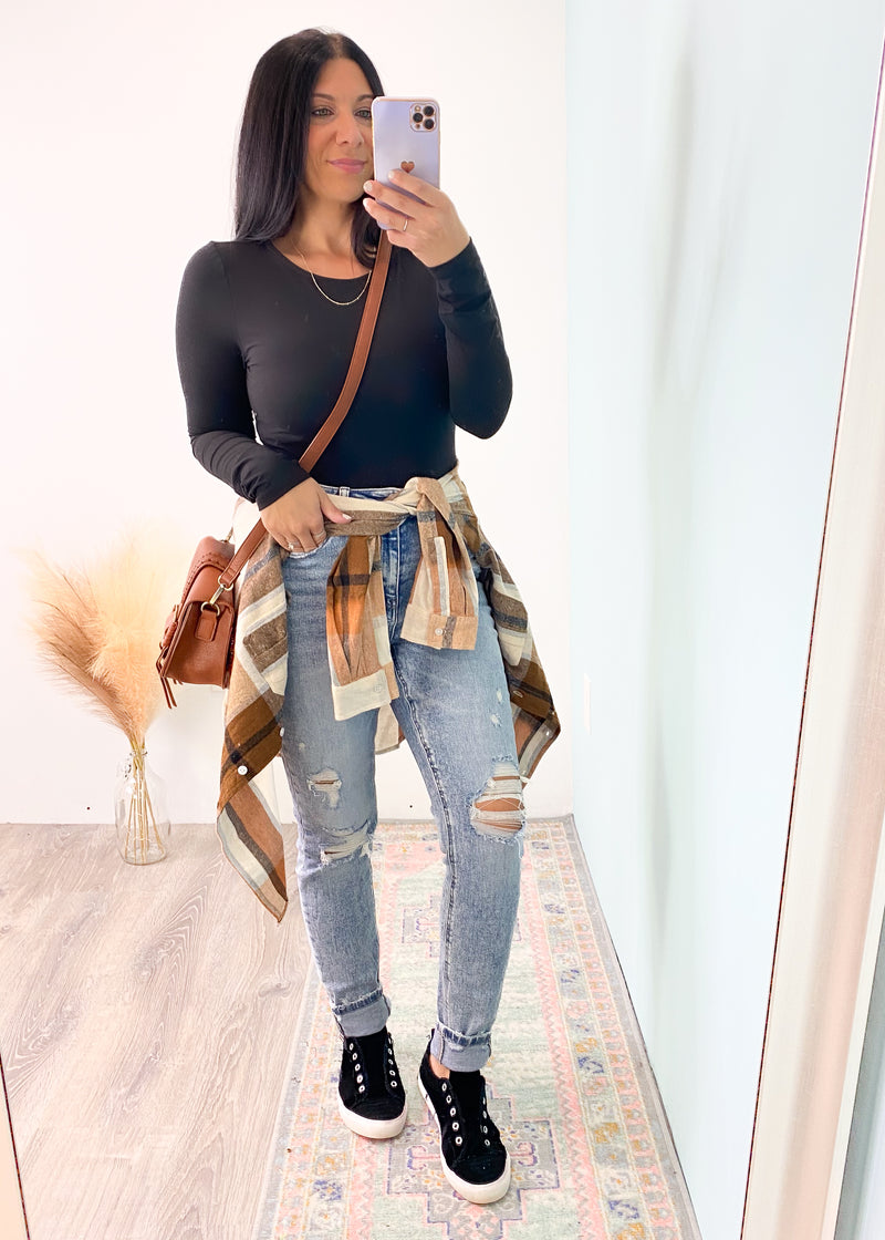 Cognac Braided Front Saddle Crossbody Bag-This crossbody is small enough to comfortably wear all day with enough space for all your must haves. Plus, it's ultra cute & chic in a neutral color that will match with so many outfits! -Cali Moon Boutique, Plainville Connecticut