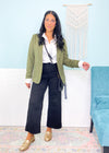 'Charlie' Vervet Black Wide Leg Cropped Jeans-These cropped, wide leg jeans are one our customer favorite styles and now they are available in solid black! The cropped styles shows off your Fall boots/booties; they are also perfect for sneakers and sandals in the warmer seasons!-Cali Moon Boutique, Plainville Connecticut