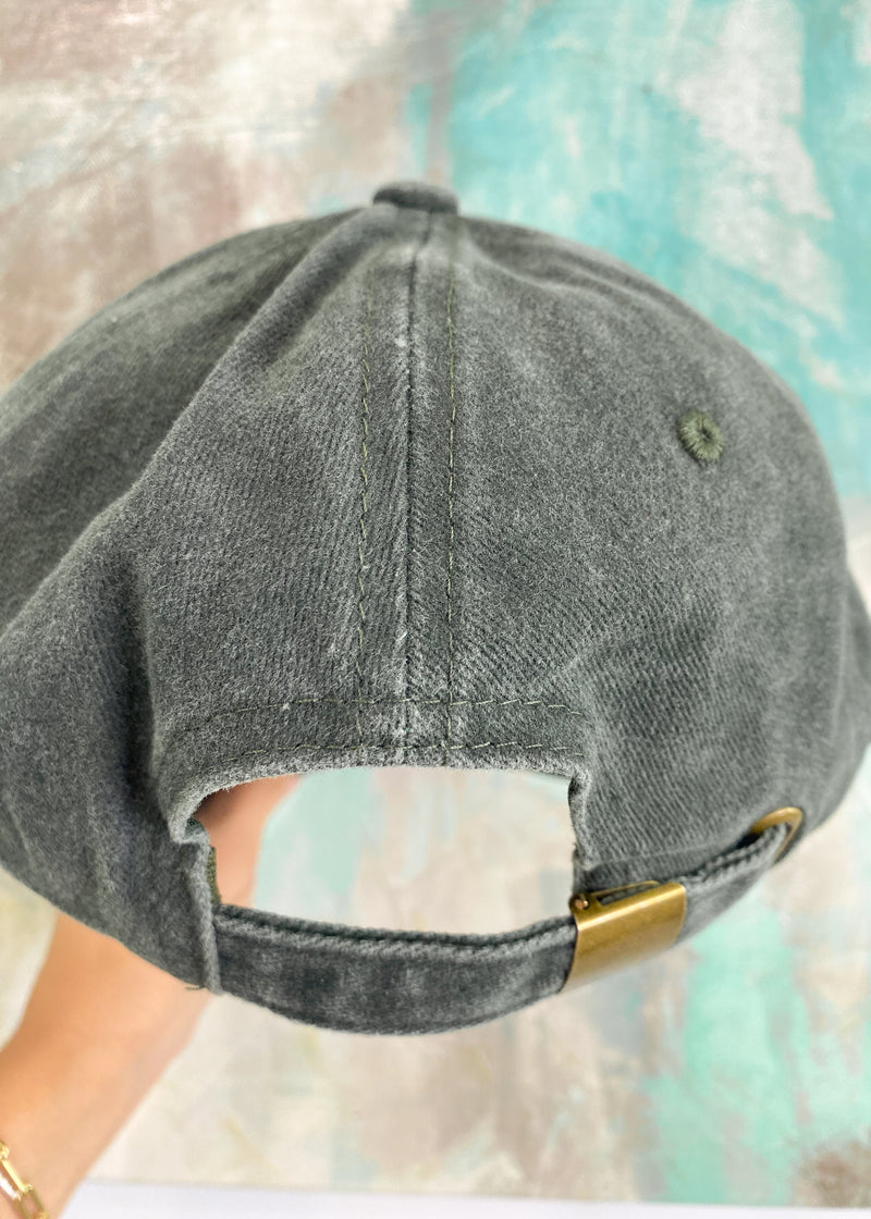 Vintage Mineral Washed Baseball Hats-A bewitching accessory for the Halloween lover! Show off your witchy side in this foam black and white trucker style hat.-Cali Moon Boutique, Plainville Connecticut