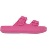 'California Dreaming' Hot Pink Cloud Slide Sandal-Cali Moon Boutique, Plainville Connecticut