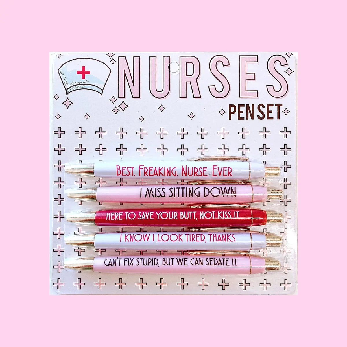 'Nurses' 5 Pack Pen Set-'Nurses' 5 Pack Pen Set-Cali Moon Boutique, Plainville Connecticut