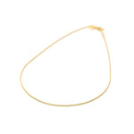 Skinny Rope Gold Necklace 18"-A staple item! This skinny rope necklace can be worn by itself or paired with your favorite charms and layered with other necklaces.-Cali Moon Boutique, Plainville Connecticut