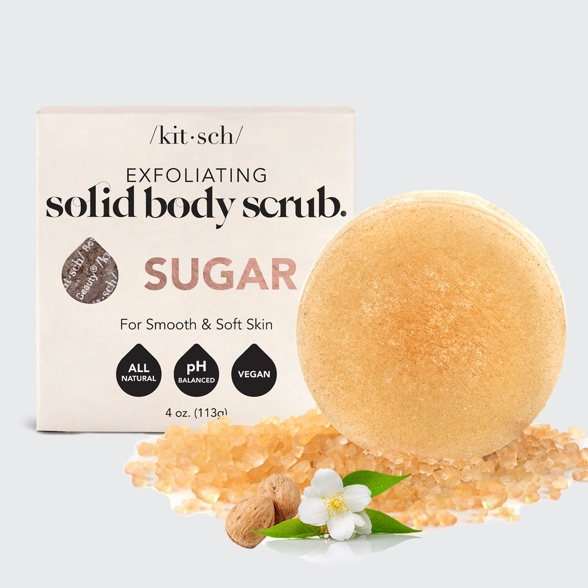 Kitsch Sugar Exfoliating Body Scrub Bar-Kitsch Sugar Exfoliating Body Scrub Bar-Cali Moon Boutique, Plainville Connecticut