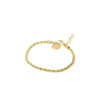 'The Clara' Mini Rope Chain Bracelet- Gold-A dainty rope chain style bracelet in gold for your everyday simple outfits or a layer to your stack!-Cali Moon Boutique, Plainville Connecticut