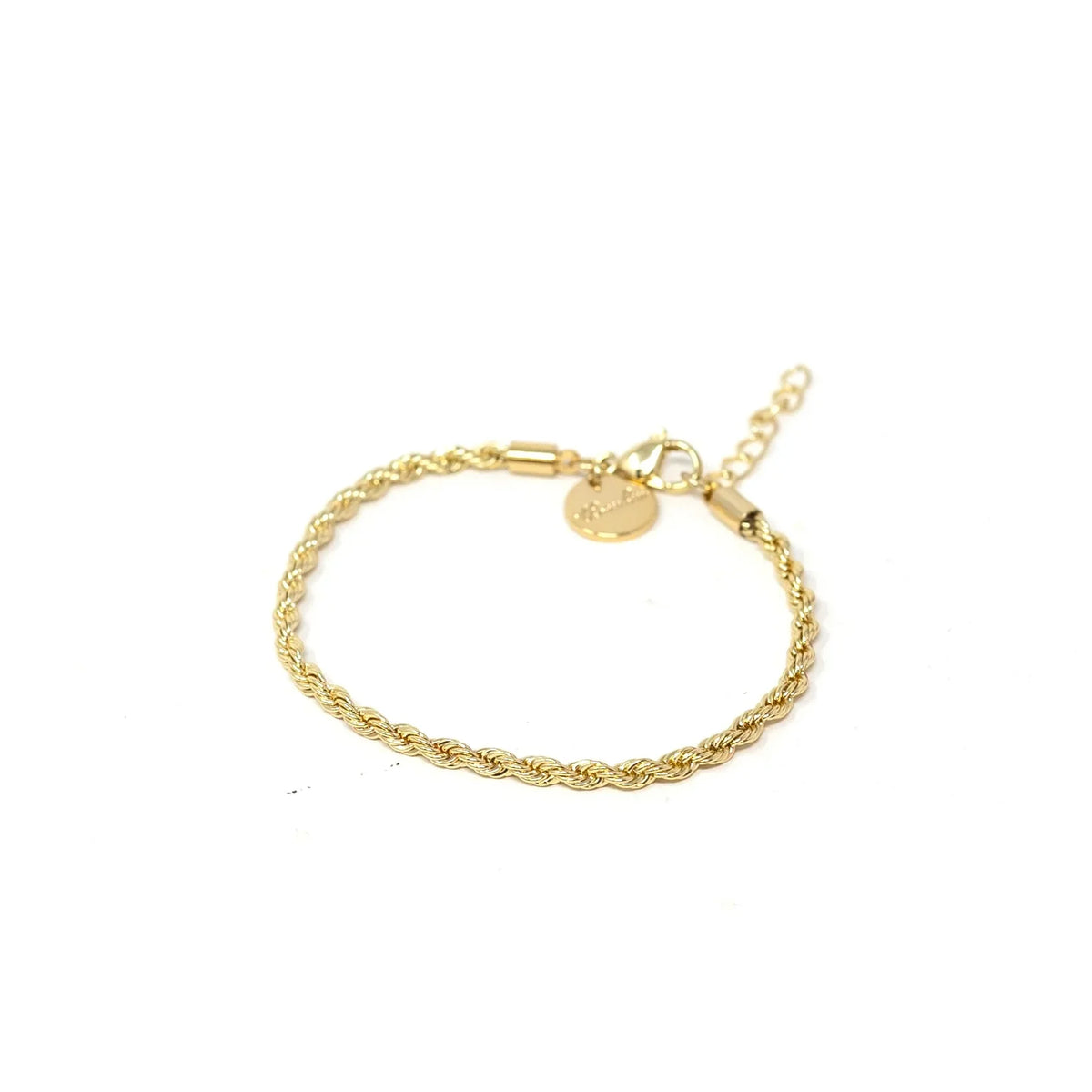'The Clara' Mini Rope Chain Bracelet (2 Colors)-A dainty rope chain style bracelet in gold & silver for your everyday simple outfits or a layer to your stack!-Cali Moon Boutique, Plainville Connecticut