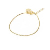 'The Vivian' Dainty Box Chain Bracelet (2 Colors)-Dainty Box Chain Bracelet. A must have everyday piece to wear alone or with your stacks!-Cali Moon Boutique, Plainville Connecticut