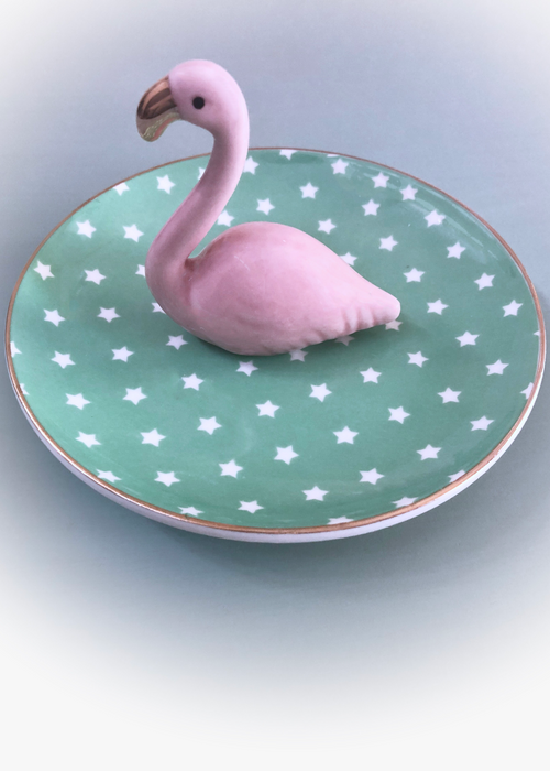 Flamingo Trinket Dish-Cali Moon Boutique, Plainville Connecticut