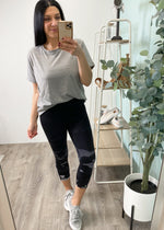 'Blended' Ombre Camo Capri Compression Leggings-Cali Moon Boutique, Plainville Connecticut