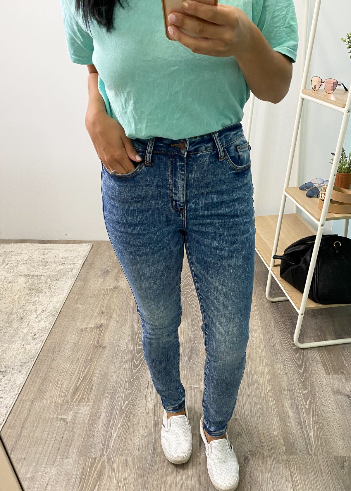 Judy Blue Acid Wash Skinny Jeans-Cali Moon Boutique, Plainville Connecticut