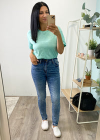 Judy Blue Acid Wash Skinny Jeans-Cali Moon Boutique, Plainville Connecticut