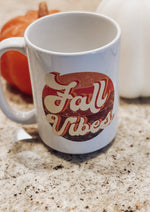 Retro Fall Vibes Mug-Cali Moon Boutique, Plainville Connecticut
