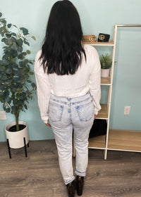 Judy Blue Ultra Light Wash Acid Slim Fit Jeans-Cali Moon Boutique, Plainville Connecticut