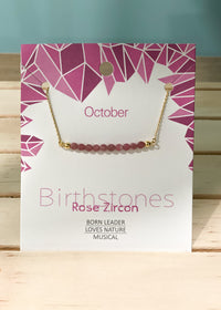 Birthstone Gem Necklace-Cali Moon Boutique, Plainville Connecticut