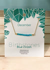 Birthstone Gem Necklace-Cali Moon Boutique, Plainville Connecticut