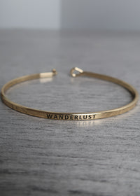 Gold 'Wanderlust' Bangle-Cali Moon Boutique, Plainville Connecticut