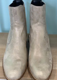 'Starboard' Gold Metallic Bootie-Cali Moon Boutique, Plainville Connecticut