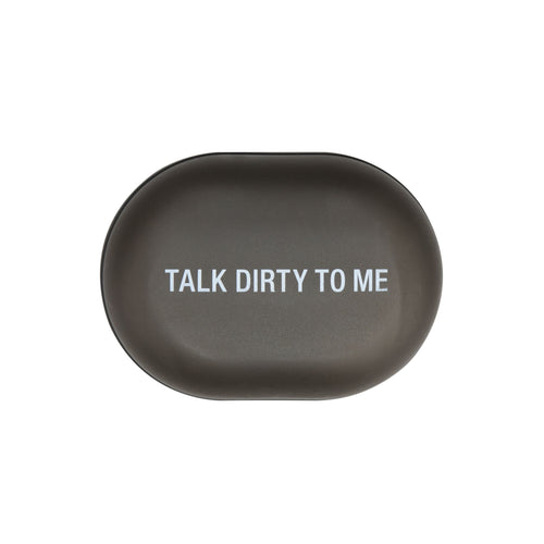 'Talk Dirty to Me' Black Travel Soap Dish-Cali Moon Boutique, Plainville Connecticut